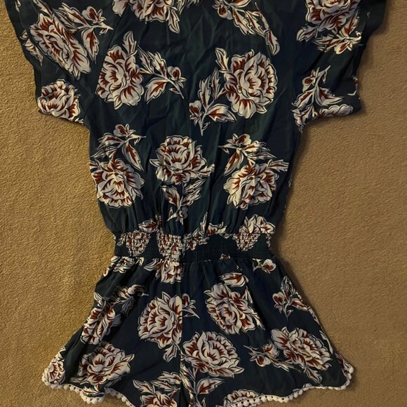 Matilda Jane 435 Girl 10 Navy (Brilliant Daydream) Everyday Dream Floral Romper - Picture 8 of 9